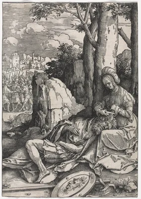 The Power of Women: Samson and Delilah — Lucas van Leyden