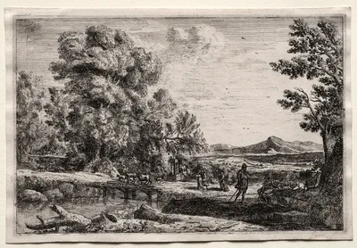 The Wooden Bridge — Claude Lorrain