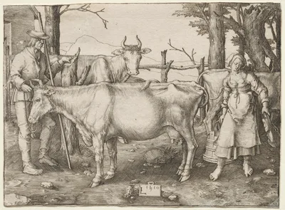 The Milkmaid — Lucas van Leyden