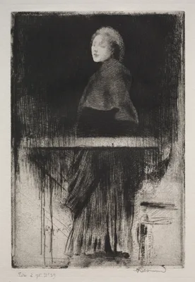 Woman with a Cape — Paul-Albert Besnard