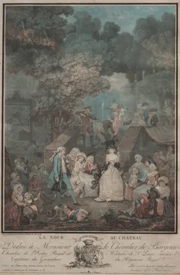 La Noce au Château — Philibert-Louis Debucourt