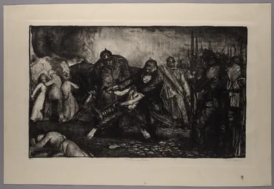 War Series:  The Germans Arrive — George Bellows