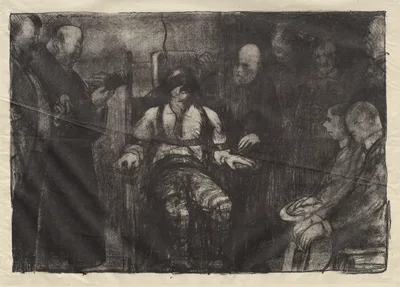 Electrocution, first state — George Bellows