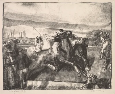 Polo Sketch — George Bellows