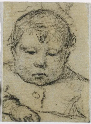 Emil Gauguin as a Child, Right Hand Forward — Paul Gauguin