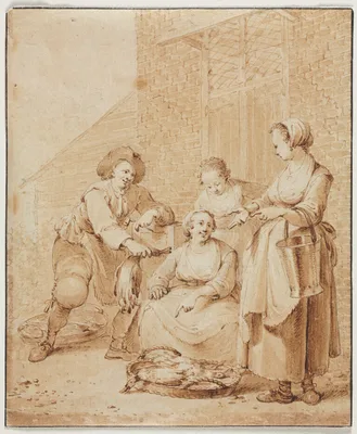 The Poultry Woman — Hendrik de Meijer