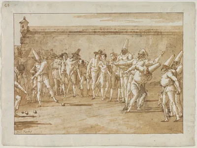 The Game of Bowls — Giovanni Domenico Tiepolo