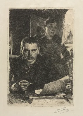 The Artist and His Wife — Anders Zorn