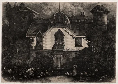 The Enchanted House — Rodolphe Bresdin