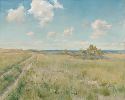 The Old Road to the Sea — William Merritt Chase