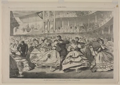 The Great Russian Ball at the Academy of Music, November 5, 1863 — Winslow Homer