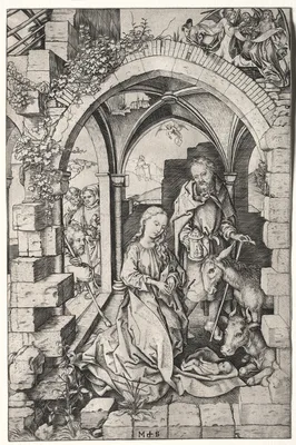 The Nativity — Martin Schongauer