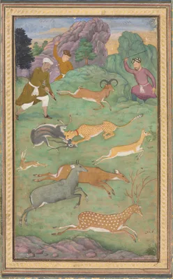 Antelope and deer hunt — Govardhan