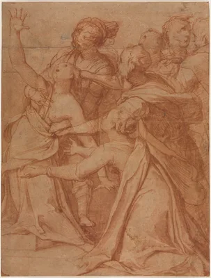 A Miracle of Saint Philip Benizzi: The Healing of a Demoniac Woman — Taddeo Zuccari