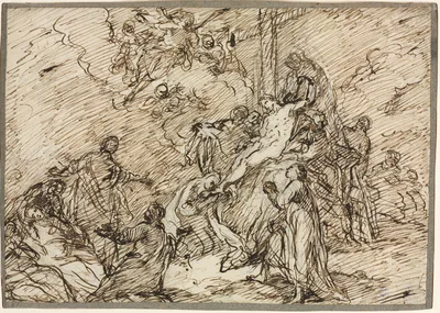 The Deposition (recto) — Christian Winck