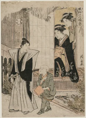 The First Month (from the series Popular Presentations) — Torii Kiyonaga