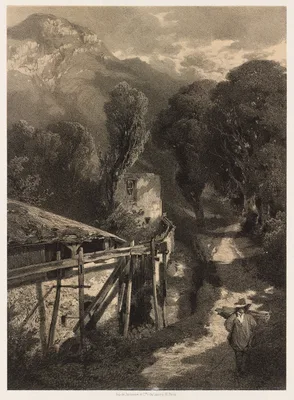 The Simplon Road, Meillerie, France — Alexandre Calame