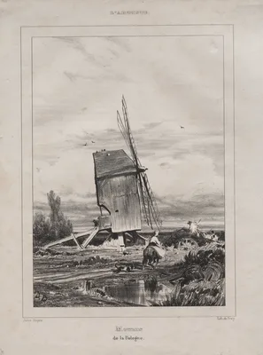 Mill in the Sologne, France — Jules Dupré