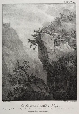 Spanish Campaign:  Combat in the Aoiz Valley, Province of Navarre — Louis Albert Guislain Bacler d'Albe
