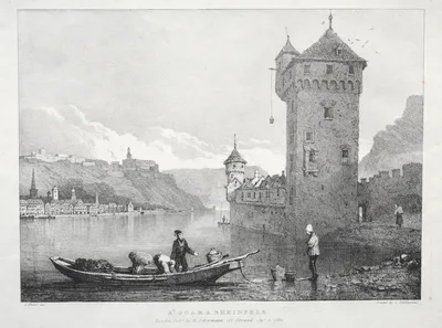St. Goar and Rheinfels — Samuel Prout