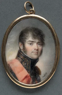 Portrait of Henri Gratien, Comte Bertrand — Jean-Baptiste Isabey