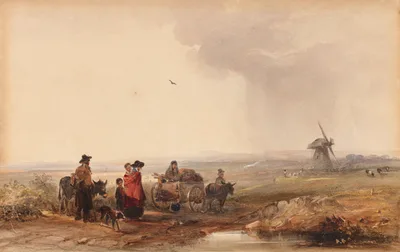 Gypsy Camp, Holland — George Bryant Campion