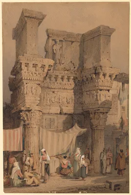 The Forum of Nerva, Rome — Samuel Prout