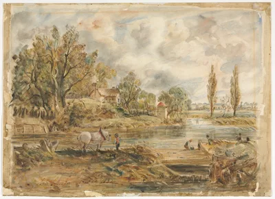 The White Horse — John Constable