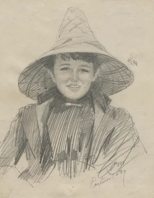 Ada Lymon (Woman in a Large Hat) — Anders Zorn