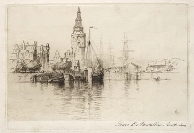 Montalbaans Tower, Province of North Holland, Netherlands — Samuel Colman