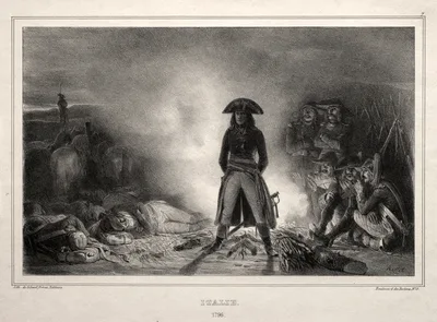 Album for 1836:  Italy, 1796, Napoleon Bonaparte — Auguste Raffet