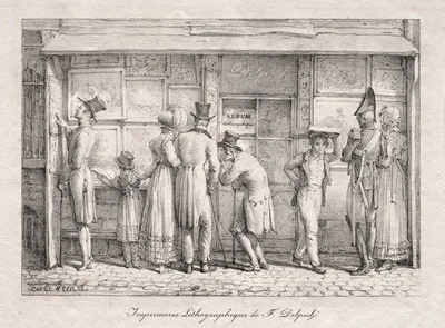 Delpech Lithographic Print Shop — Carle Vernet