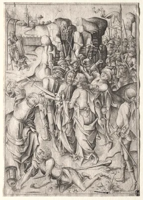 The Passion:  Christ Taken Captive — Israhel van Meckenem