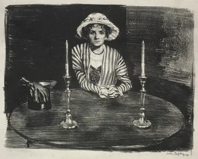 Study No. 4:  Waiting — John Singleton Copley
