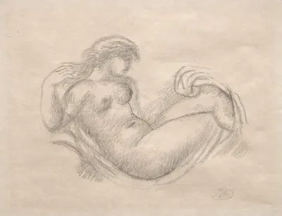 Woman in Cradle — Aristide Maillol