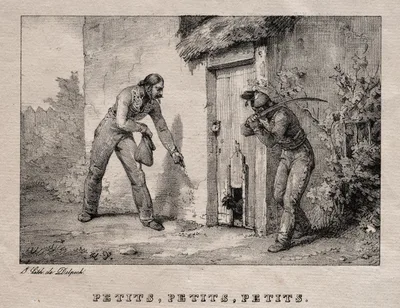 Marauders (Maraudeurs. Petits! Petits! Petits!) — Horace Vernet