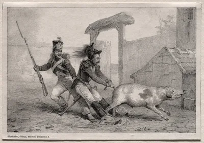 Hold Fast!, or the Marauders — Horace Vernet