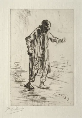 Stumbling Old Man — Jozef Israëls