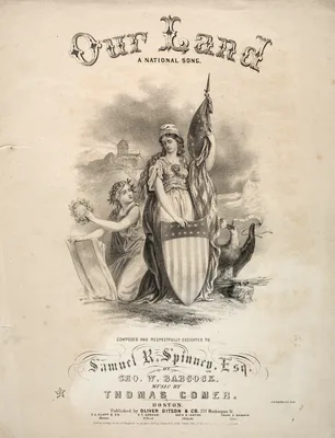 Our Land - Sheet Music Cover — Winslow Homer