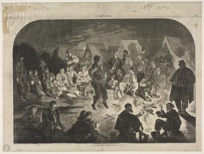 A Bivouac Fine on the Potomac — Winslow Homer