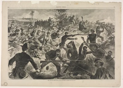 The War for the Union, 1862 - A Bayonet Charge — Winslow Homer