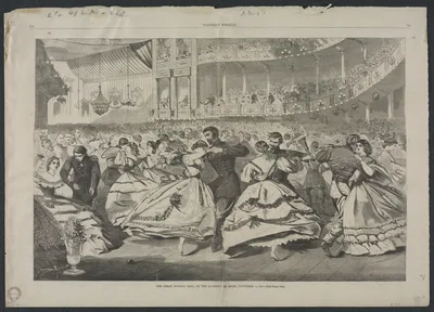 The Great Russian Ball at the Academy of Music, November 5, 1863 — Winslow Homer