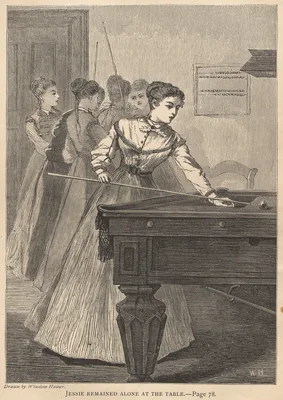Jessie Remained Alone at the Table — Winslow Homer