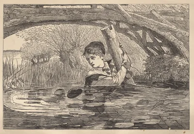 "Orrin, Make Haste, I Am Perishing" — Winslow Homer