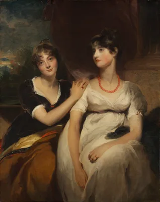 Portrait of Charlotte and Sarah Carteret-Hardy — Thomas Lawrence