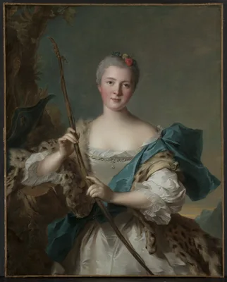 Portrait of a Woman as Diana — Jean-Marc Nattier