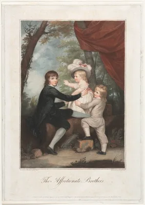 The Affectionate Brothers (The Lamb Children) — Francesco Bartolozzi