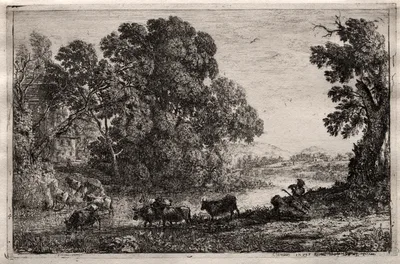 The Cowherd — Claude Lorrain