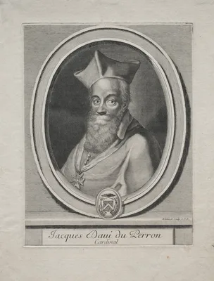 Cardinal Jaques Davey Duperron — Gérard Edelinck