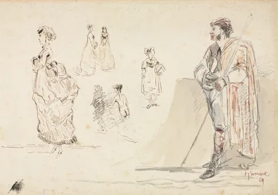 Sketches of Figures — Alphonse de Neuville